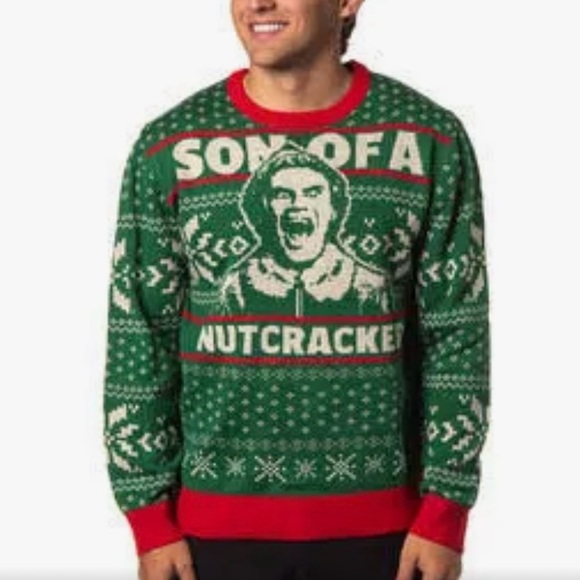 Sweaters Mens Buddy Son Of A Nutcracker Ugly Christmas Sweater Poshmark